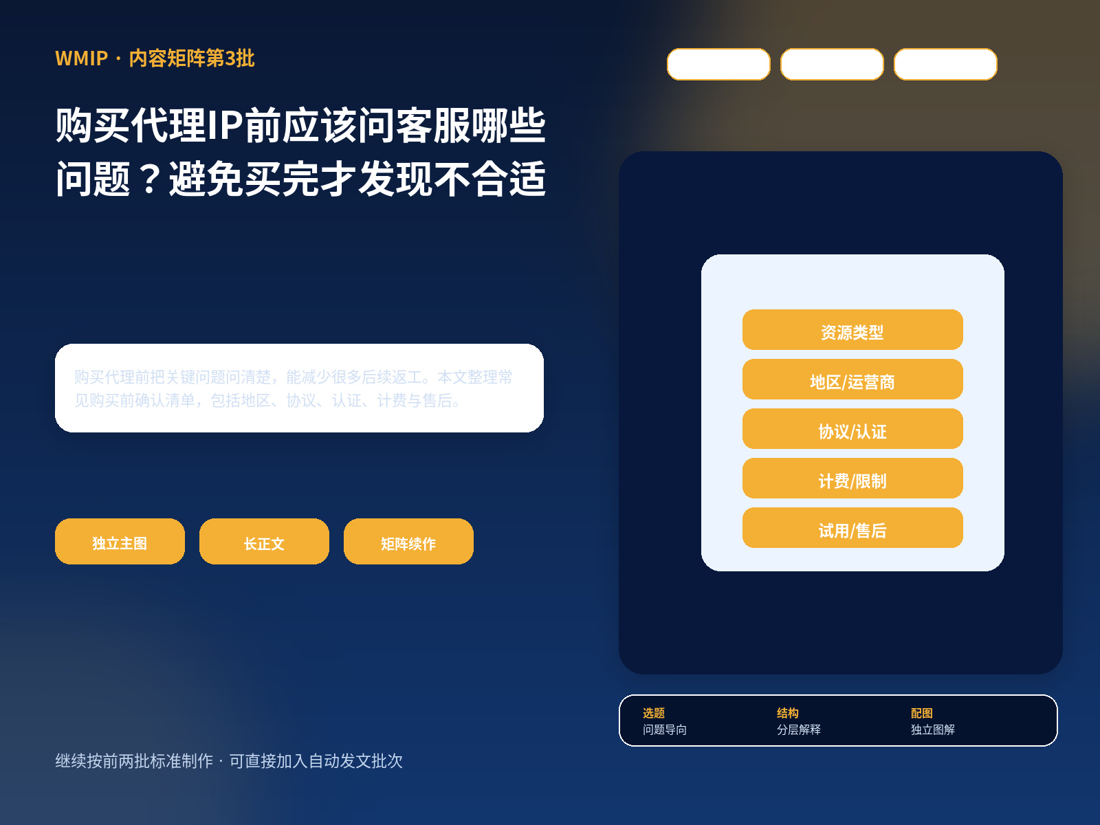 购买代理IP前应该问客服哪些问题？避免买完才发现不合适