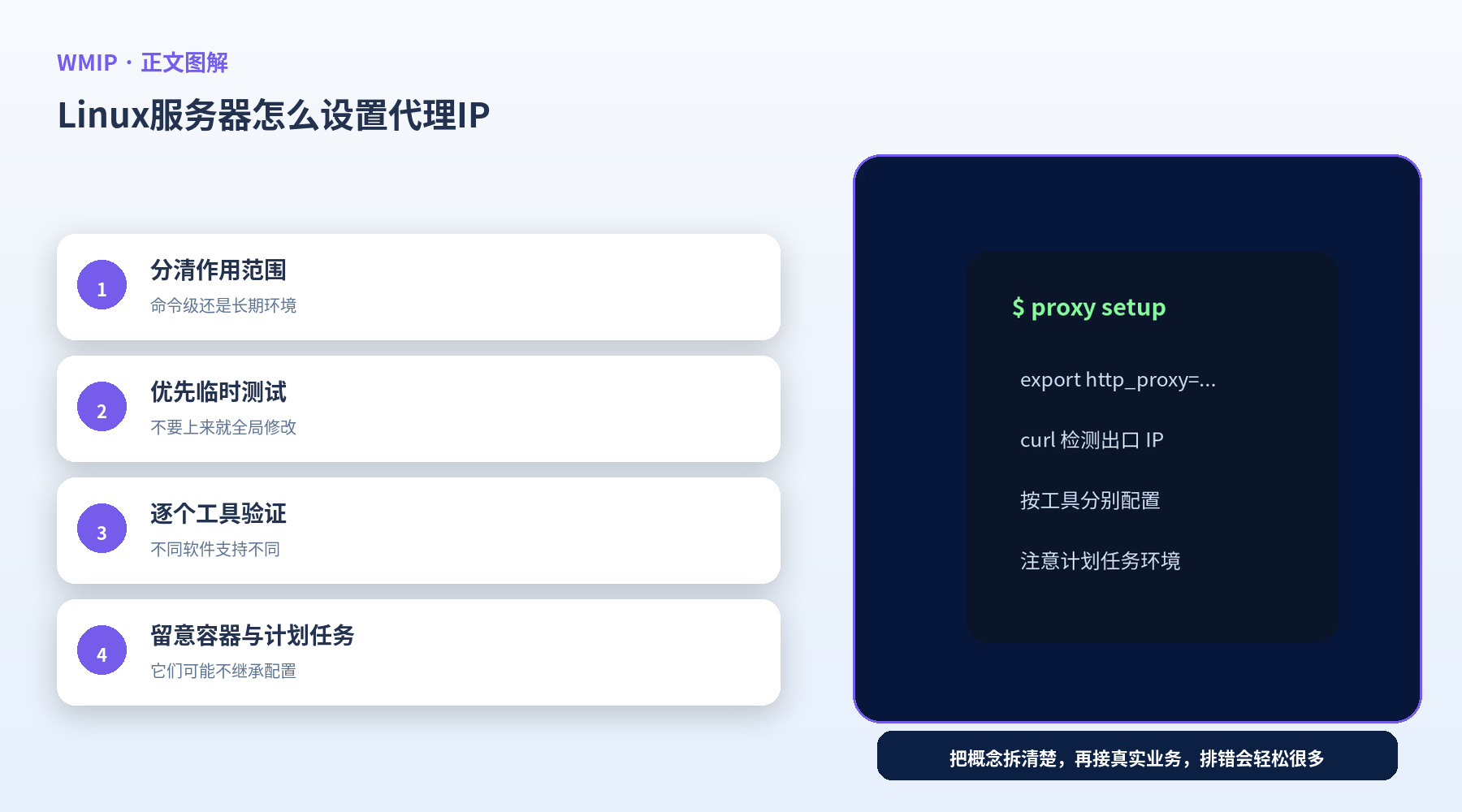 Linux服务器怎么设置代理IP?命令行环境的基础思路